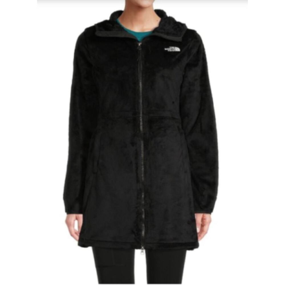 TNF north face black osito hooded jacket/coat parka long plus xxl